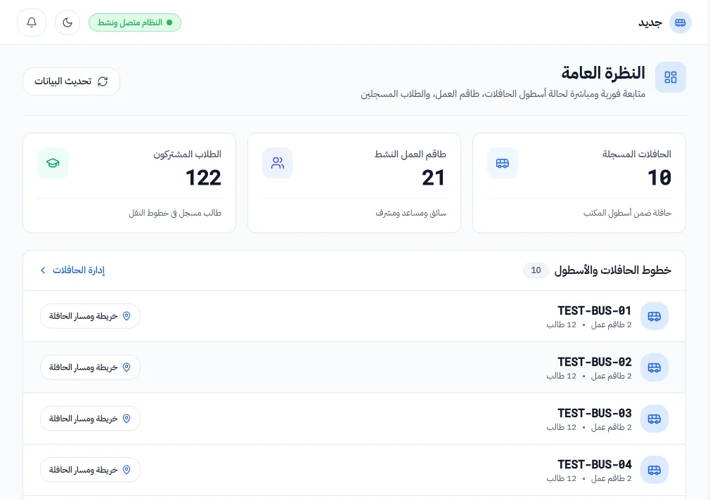 Bybus dashboard